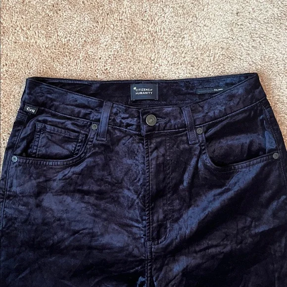 Citizens of Humanity Paloma Velvet Wide Pants - Picture 3 of 15